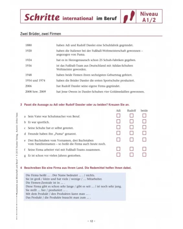 Schritte international im Beruf 2-6. Übungsbuch. Aktuelle Lesetexte aus Wirtschaft und Beruf