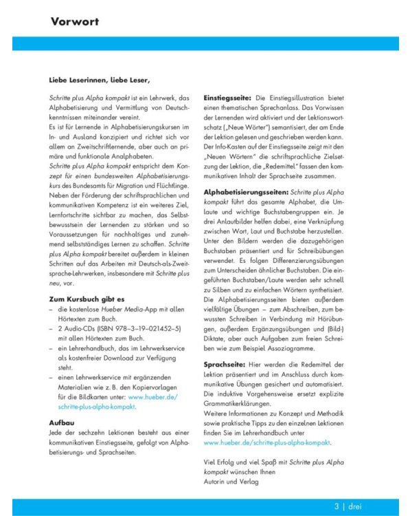 Schritte plus Alpha kompakt. Kursbuch. Deutsch als Zweitsprache