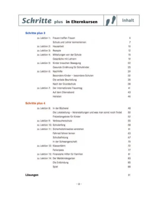 Schritte plus in Frauen- und Elternkursen. Schritte plus 3 und 4 Übungsbuch mit Audio-CD