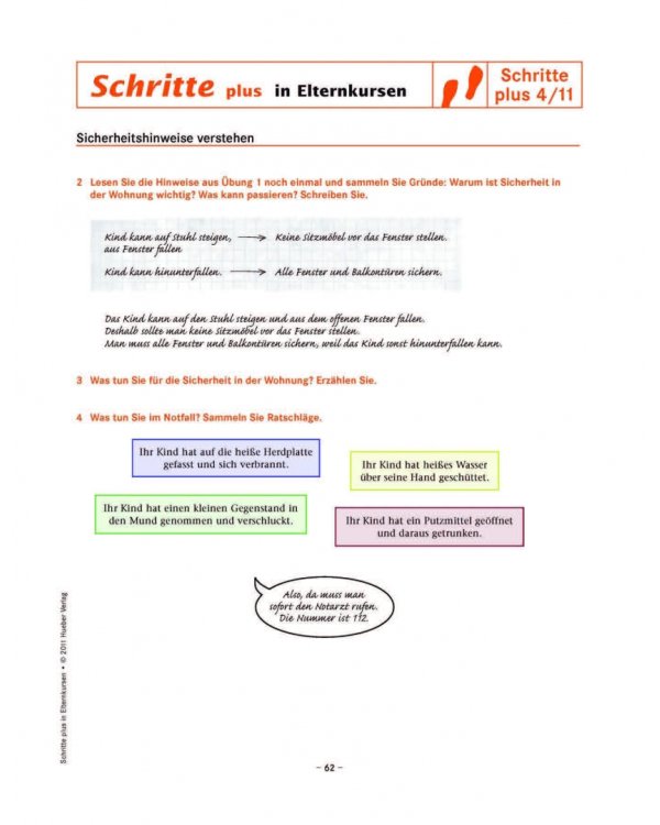 Schritte plus in Frauen- und Elternkursen. Schritte plus 3 und 4 Übungsbuch mit Audio-CD