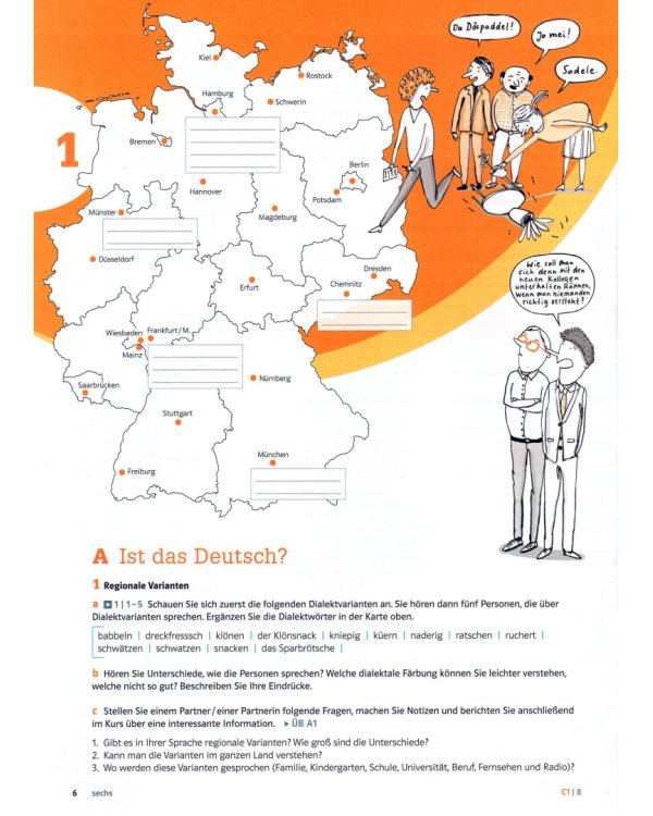 Kompass DaF C1.1, Kurs- Ubungsbuch mit Audios und Videos