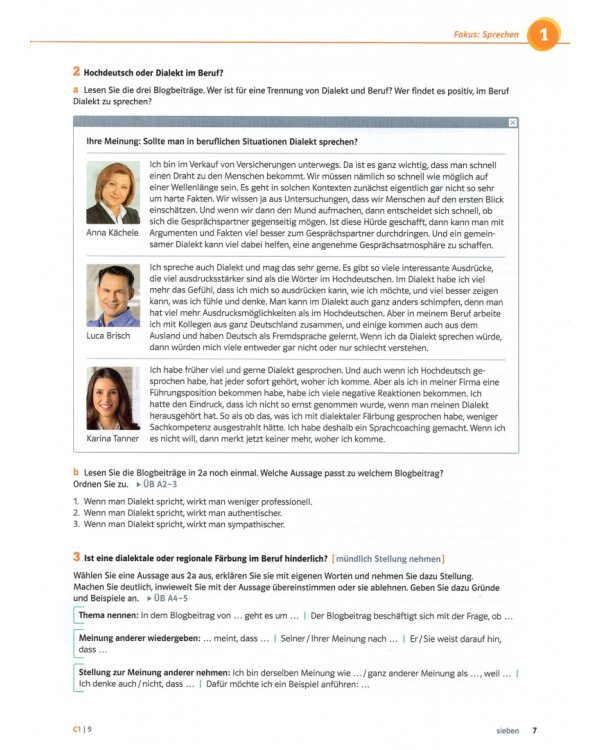 Kompass DaF C1.1, Kurs- Ubungsbuch mit Audios und Videos