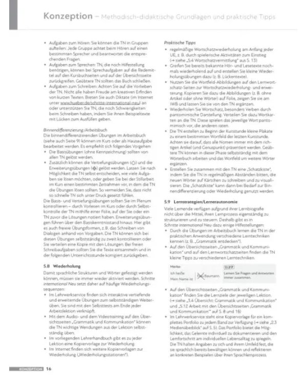 Дополнительное изображение книги «Schritte international Neu 2. Lehrerhandbuch. Deutsch als Fremdsprache»