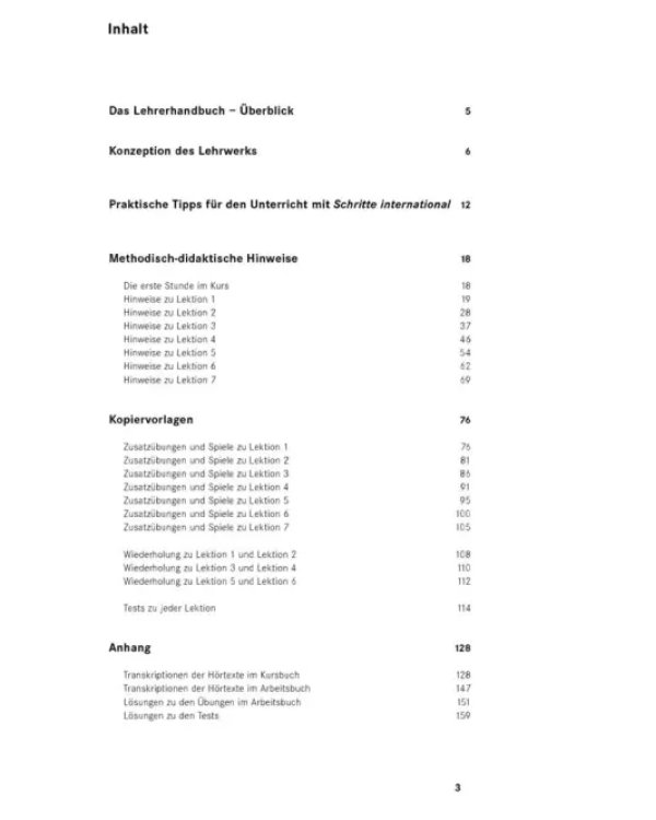 Schritte international 5. Lehrerhandbuch. Deutsch als Fremdsprache