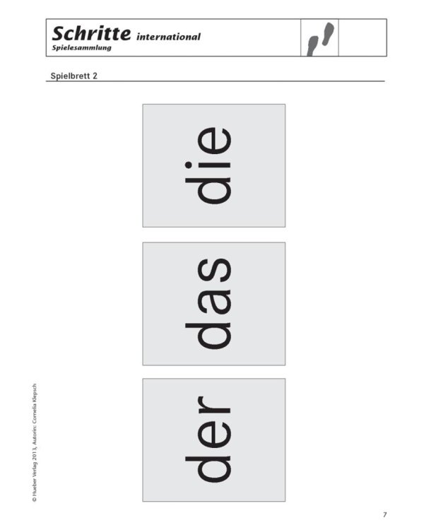 Schritte international 5+6. Spielesammlung zu Band 5 und 6. Deutsch als Fremdsprache