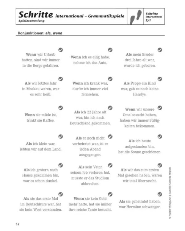 Schritte international 5+6. Spielesammlung zu Band 5 und 6. Deutsch als Fremdsprache