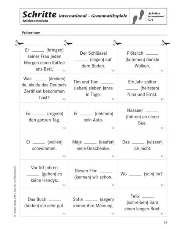 Schritte international 5+6. Spielesammlung zu Band 5 und 6. Deutsch als Fremdsprache