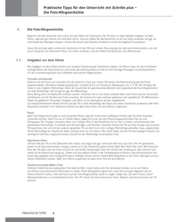 Schritte plus 2. Lehrerhandbuch. Deutsch als Fremdsprache