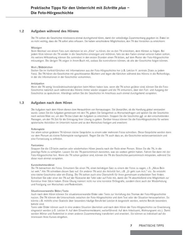 Schritte plus 2. Lehrerhandbuch. Deutsch als Fremdsprache