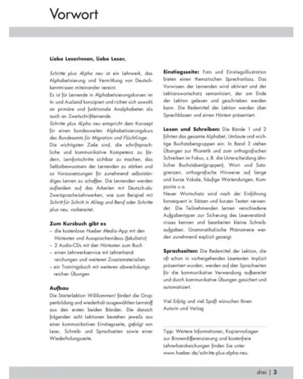 Schritte plus Alpha Neu 3. Kursbuch. Deutsch im Alpha-Kurs. Deutsch als Zweitsprache