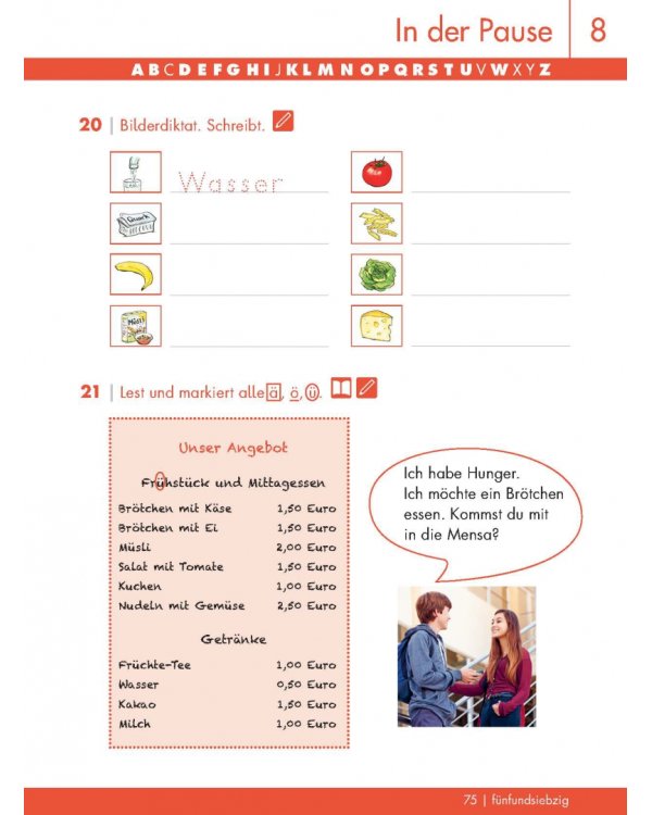 Schritte plus Alpha kompakt - Ausgabe für Jugendliche. Kursbuch. Deutsch als Zweitsprache