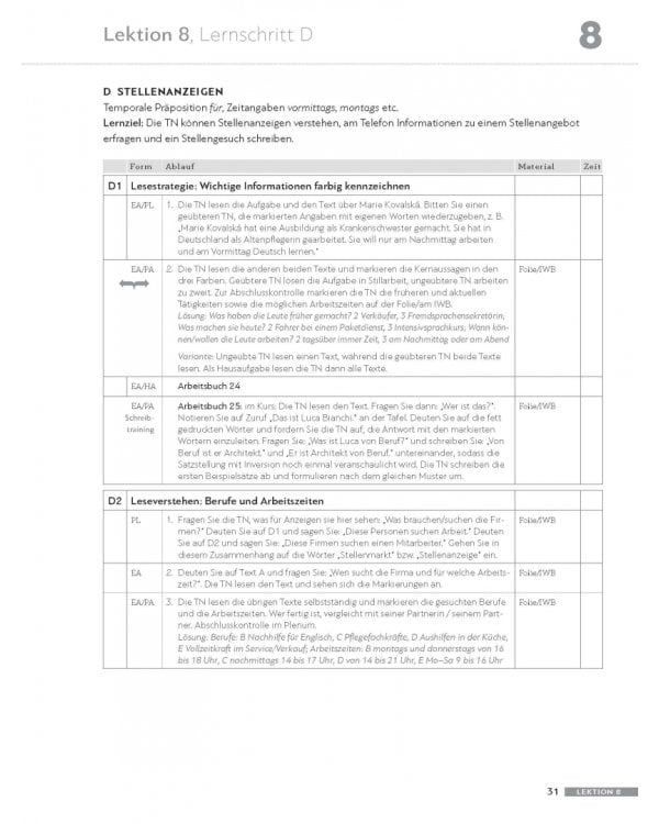 Дополнительное изображение книги «Schritte plus Neu 2. Lehrerhandbuch. Deutsch als Zweitsprache»