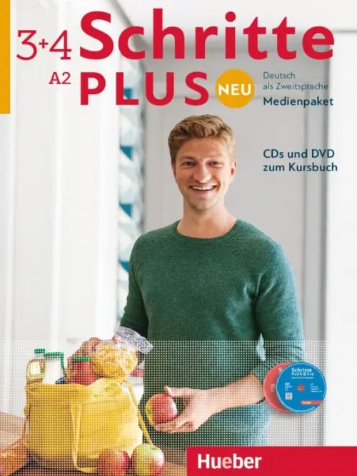 Schritte plus. Deutsch als Zweitsprache Schritte plus Neu 3+4. Medienpaket, DVD + 5 Audio-CDs. Deutsch als Zweitsprache
