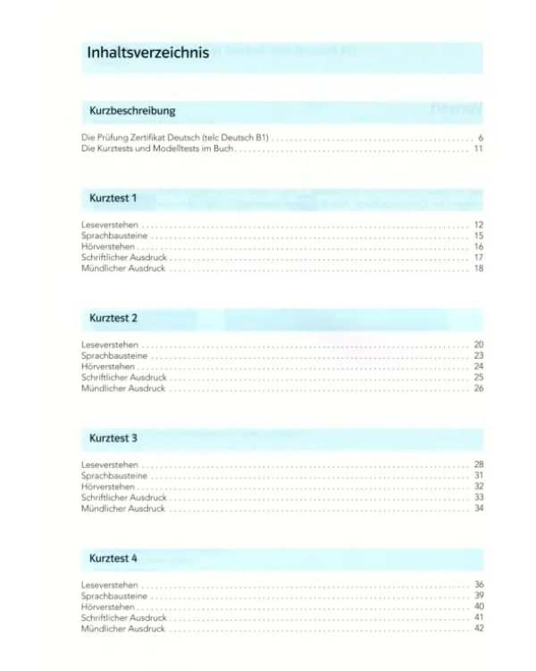 Mit Erfolg zum Zertifikat Deutsch, telc Deutsch B1. Testbuch + online