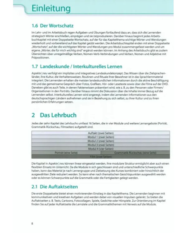 Aspekte neu. C1. Unterrichtshandbuch inklusive Lizenzcode. Mittelstufe Deutsch