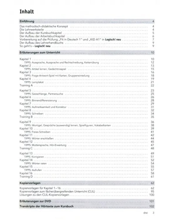 Logisch! neu A1. Deutsch für Jugendliche. Lehrerhandbuch mit Video-DVD