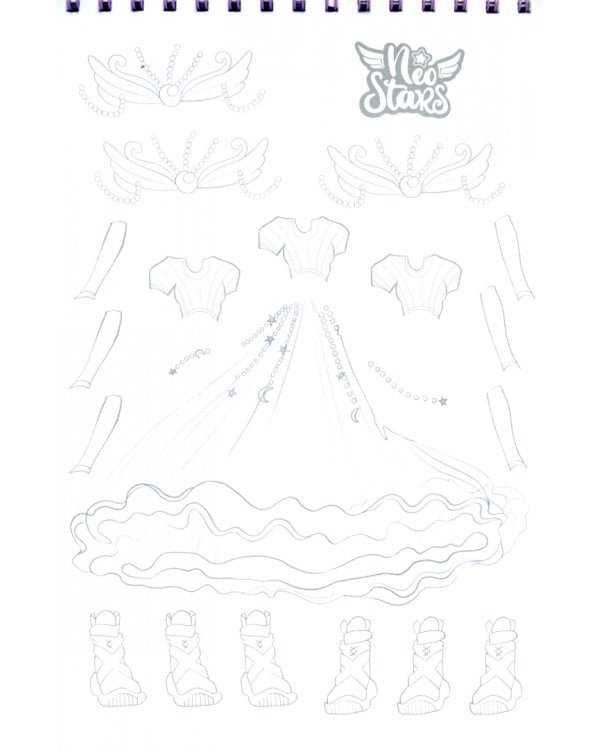 Neo Stars. Блокнот для творчества MAXI Луна