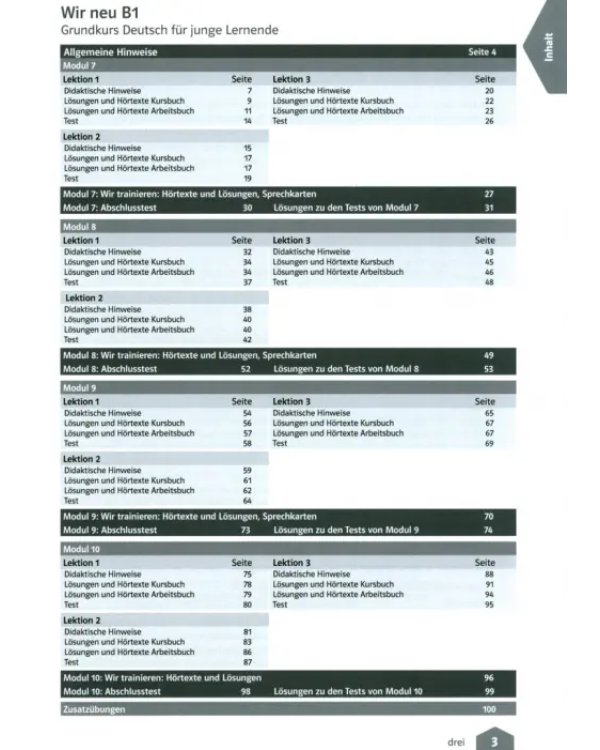 Wir neu B1. Grundkurs Deutsch für junge Lernende. Lehrerhandbuch