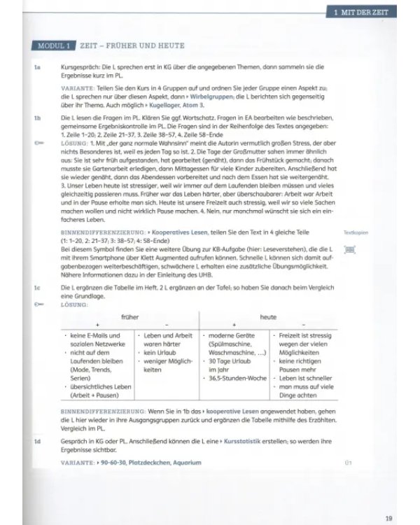 Kontext B1+ express. Deutsch als Fremdsprache. Unterrichtshandbuch