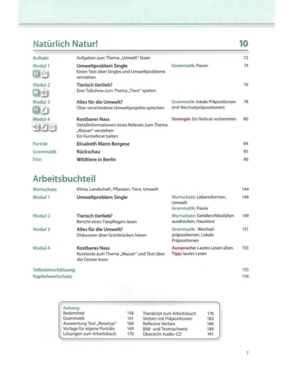 Aspekte neu. B1 plus. Lehr- und Arbeitsbuch. Teil 2. Mittelstufe Deutsch