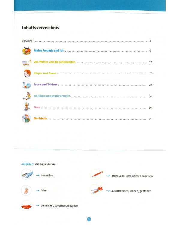 Дополнительное изображение книги «Meine Freunde und ich, Neue Ausgabe. Deutsch als Zweit- und Fremdsprache für Kinder. Übungsblock»
