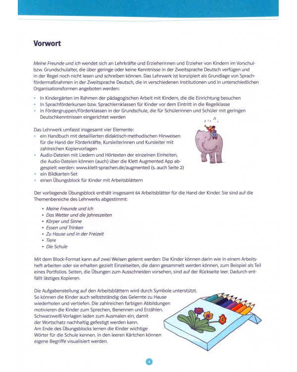Дополнительное изображение книги «Meine Freunde und ich, Neue Ausgabe. Deutsch als Zweit- und Fremdsprache für Kinder. Übungsblock»