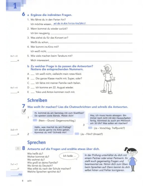 Дополнительное изображение книги «Logisch! neu B1. Deutsch für Jugendliche. Testheft mit 2 Audio-CDs»