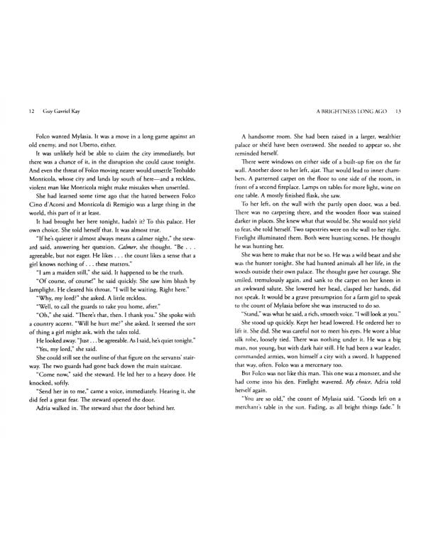 A Brightness Long Ago