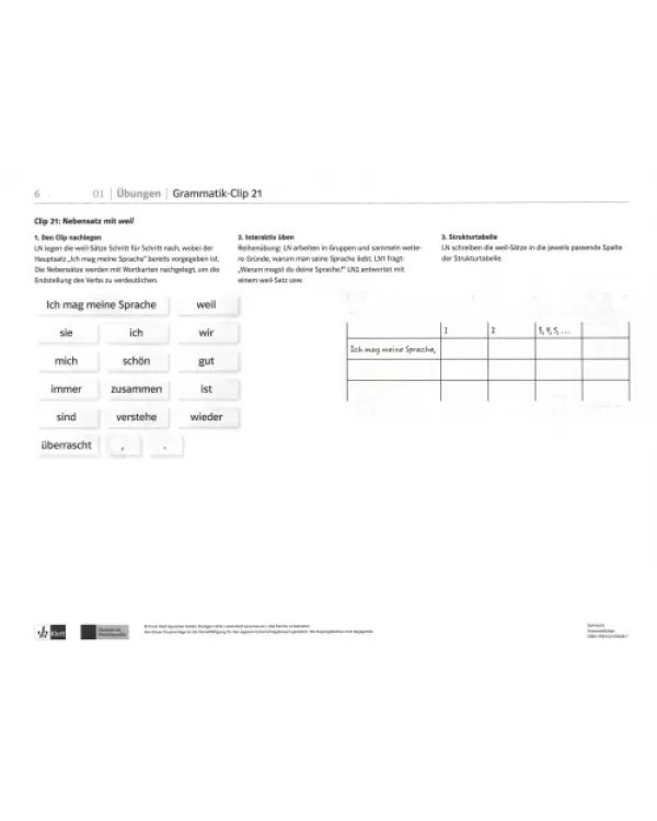 DaF leicht A2. Deutsch als Fremdsprache für Erwachsene. Heft mit Grammatik-Clips - Kopiervorlagen