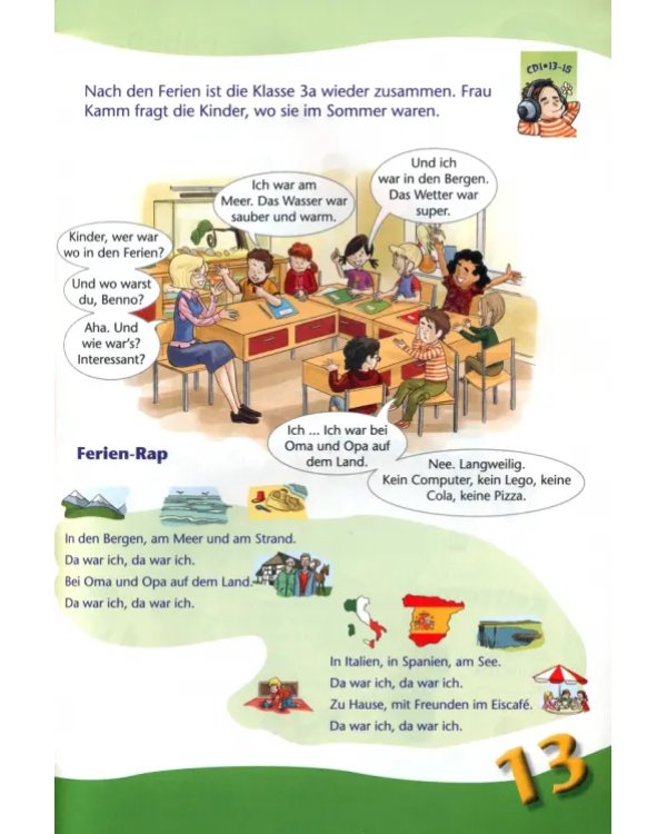 Дополнительное изображение книги «Hallo Anna 3. Deutsch für Kinder. Kursbuch mit 2 Audio-CDs»