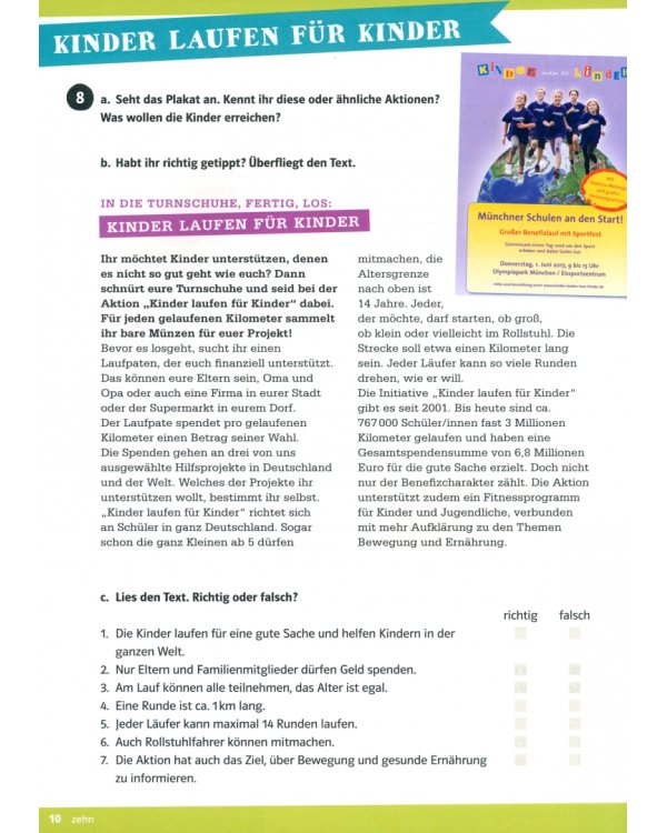 Die Deutschprofis B1. Kursbuch mit Audios und Clips