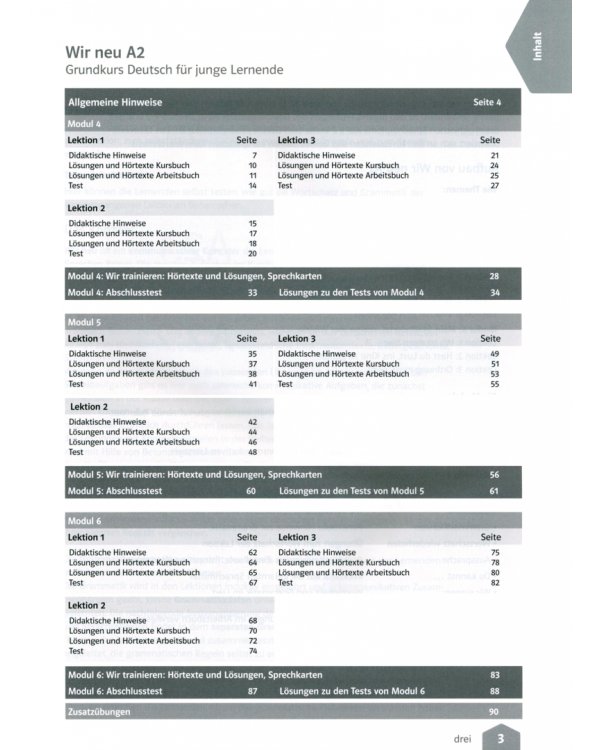 Wir neu A2. Grundkurs Deutsch für junge Lernende. Lehrerhandbuch