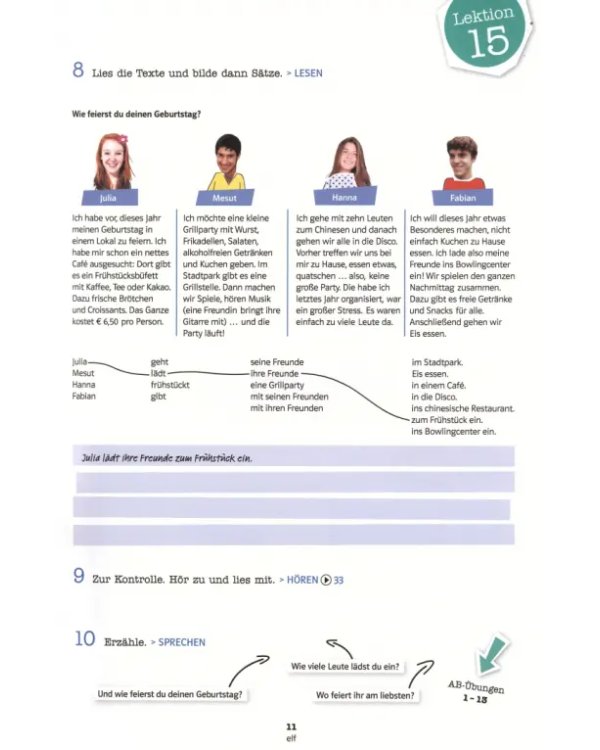 Deutsch echt einfach A2.2. Deutsch für Jugendliche. Kurs- und Übungsbuch mit Audios und Videos