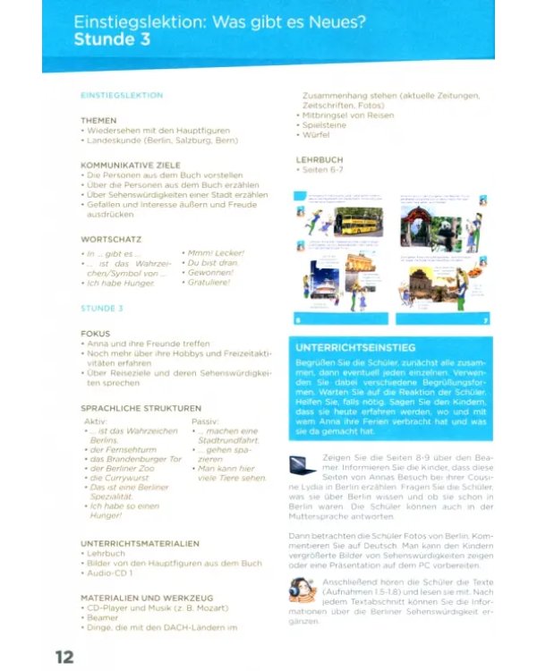 Hallo Anna 3 neu. Deutsch für Kinder. Lehrerhandbuch mit Bildkarten und CD-ROM mit Kopiervorlagen