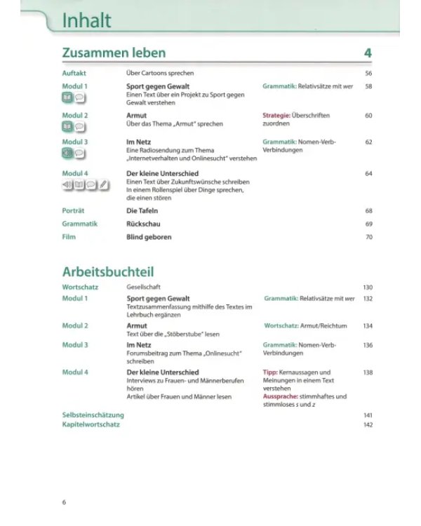 Aspekte neu. B2. Lehr- und Arbeitsbuch. Teil 1 + CD. Mittelstufe Deutsch
