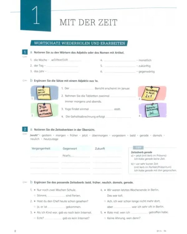 Kontext B1+. Deutsch als Fremdsprache. Übungsbuch mit Audios