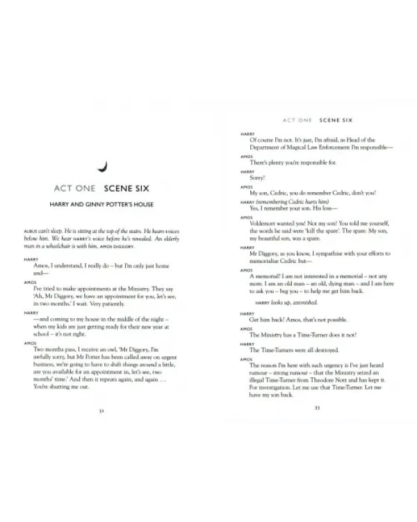 Harry Potter and the Cursed Child. Parts One and Two. The Official Playscript of the Original West