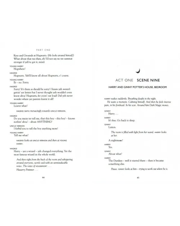 Harry Potter and the Cursed Child. Parts One and Two. The Official Playscript of the Original West