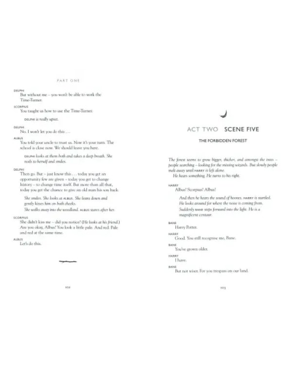Harry Potter and the Cursed Child. Parts One and Two. The Official Playscript of the Original West