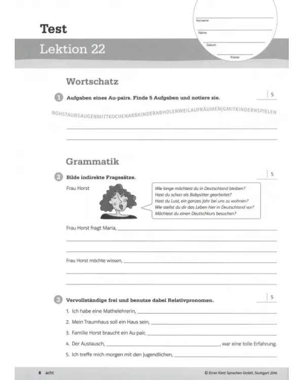Magnet neu B1. Deutsch für junge Lernende. Testheft mit Audio-CD