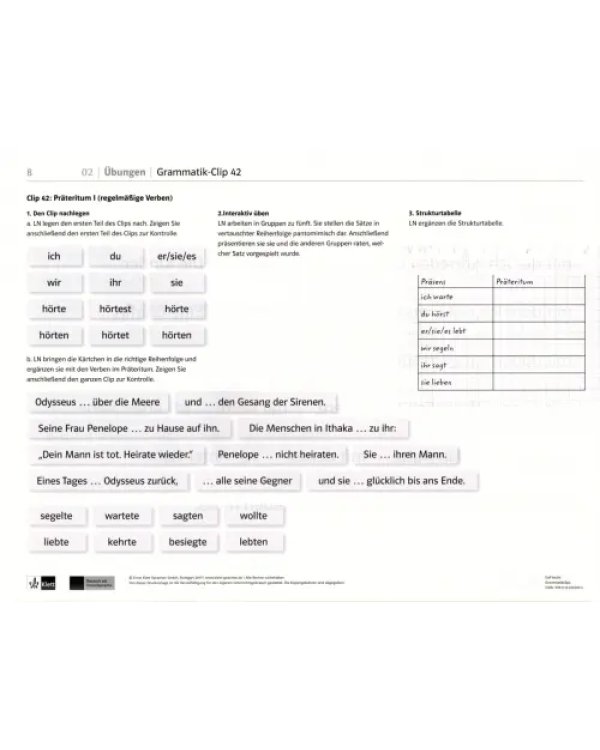 DaF leicht B1. Deutsch als Fremdsprache für Erwachsene. Heft mit Grammatik-Clips - Kopiervorlagen