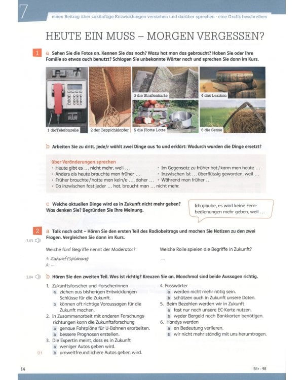 Kontext B1.2+. Deutsch als Fremdsprache. Kurs- und Übungsbuch mit Audios und Videos