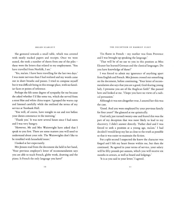 The Deception of Harriet Fleet