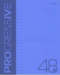 Тетрадь Progressive. Синяя, 48 листов, А5, линия