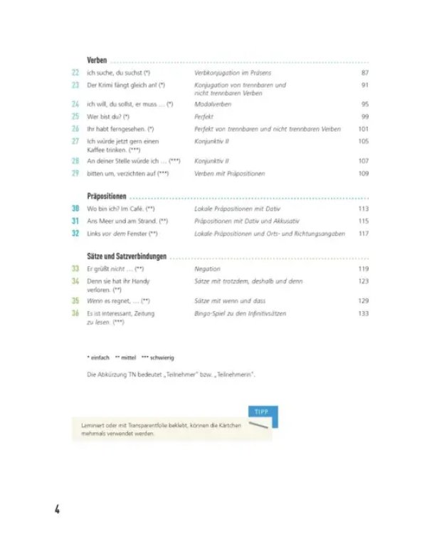 Zwischendurch mal ... Spiele. Kopiervorlagen. Deutsch als Fremdsprache