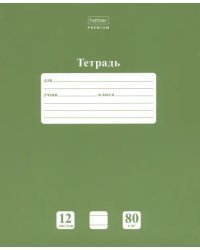 Тетрадь NewTone Pastel. Олива, 12 листов, линия