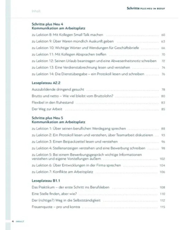 Schritte plus Neu im Beruf 2–6. Kopiervorlagen. Deutsch als Zweitsprache