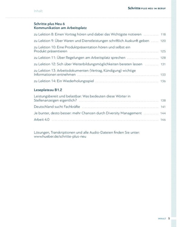 Schritte plus Neu im Beruf 2–6. Kopiervorlagen. Deutsch als Zweitsprache