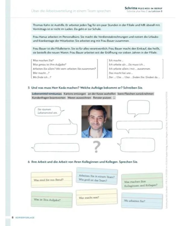 Schritte plus Neu im Beruf 2–6. Kopiervorlagen. Deutsch als Zweitsprache