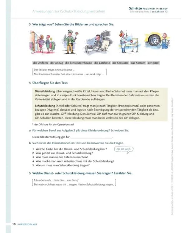 Schritte plus Neu im Beruf 2–6. Kopiervorlagen. Deutsch als Zweitsprache